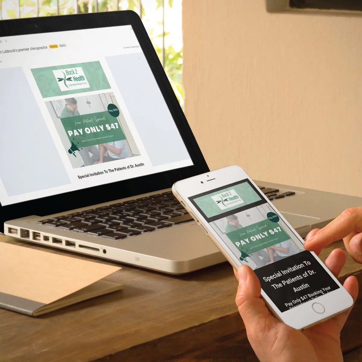 Email & Text Marketing for Chiropractors